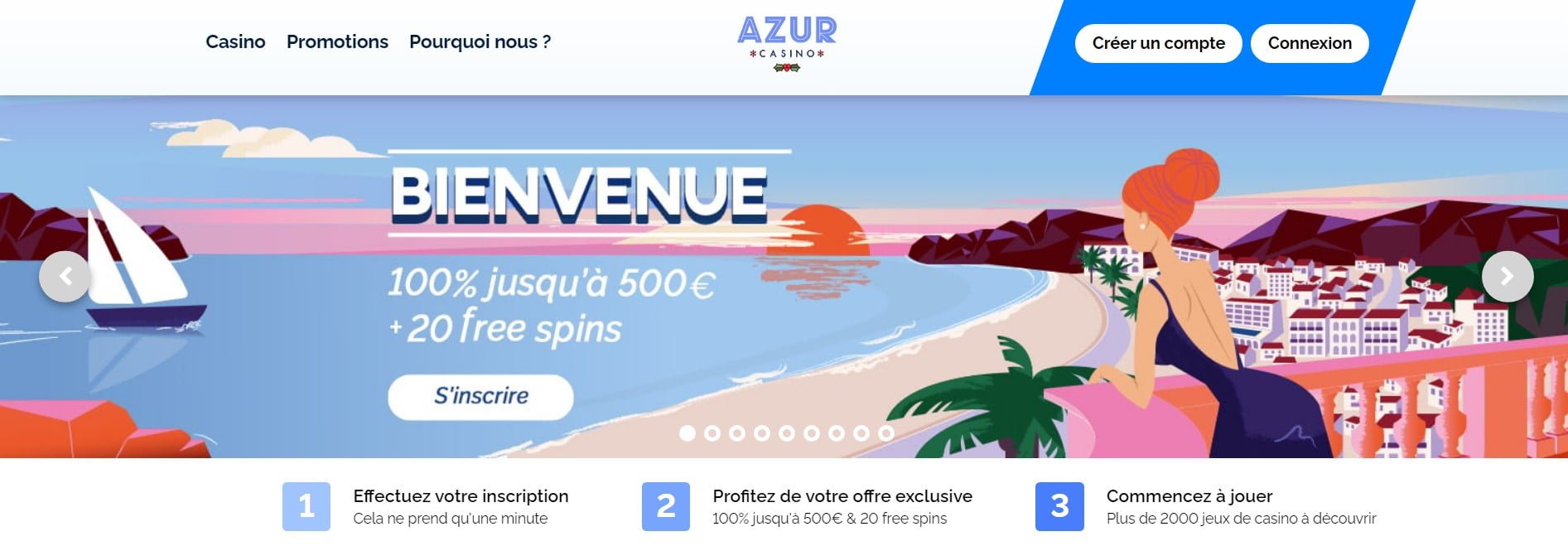 Azur Casino Bonos y Promociones